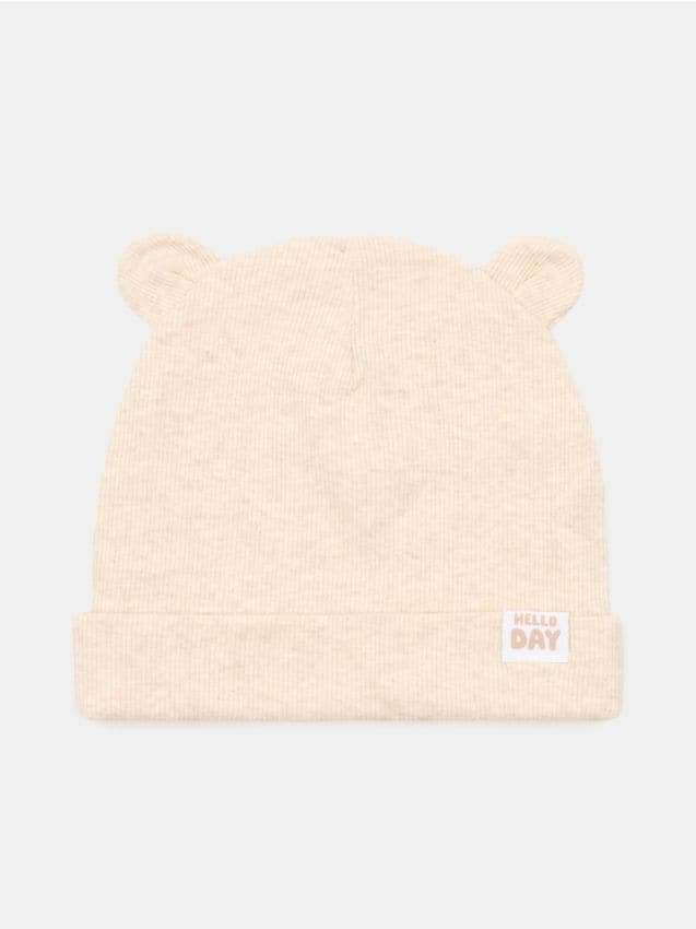 Sinsay - Căciulă cu urechi 3D - bej