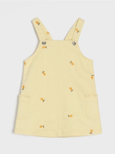 Сукня-сарафан з лимонним мотивом