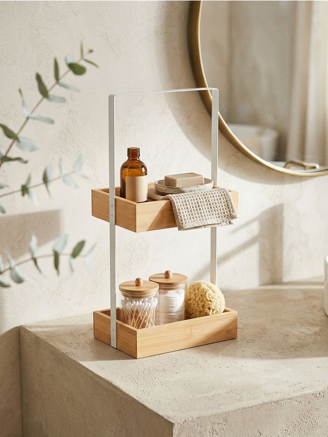 Sinsay - Policioară de perete metalică - alb