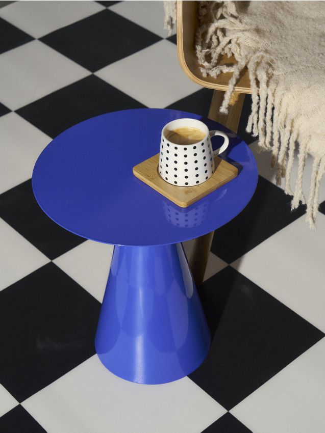Sinsay - Kovový Stolík - tmavomodrá