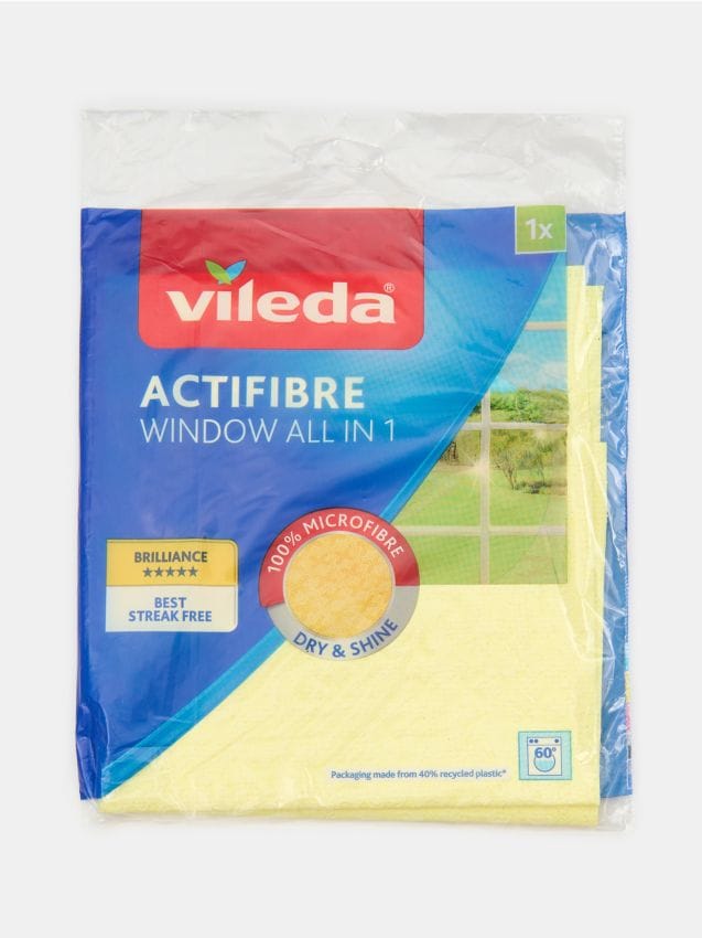 Sinsay - Krpa od mikrovlakana za pranje prozora Vileda Actifibre All in 1