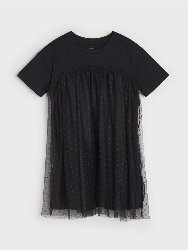 Sinsay - Rochie mini - negru