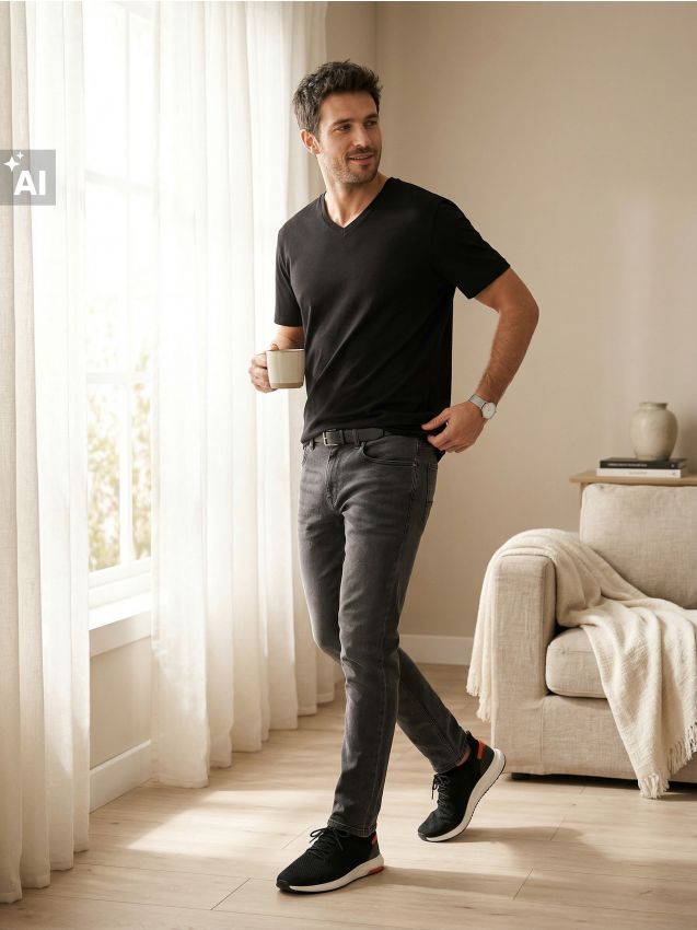 Sinsay - Tricou din bumbac basic - negru