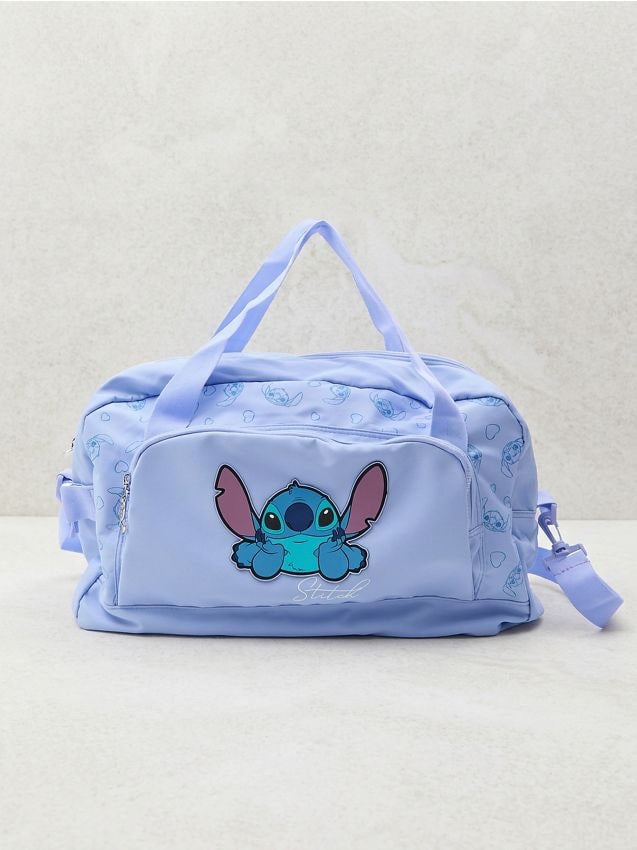 Sinsay - Torba sportowa Stitch - błękitny
