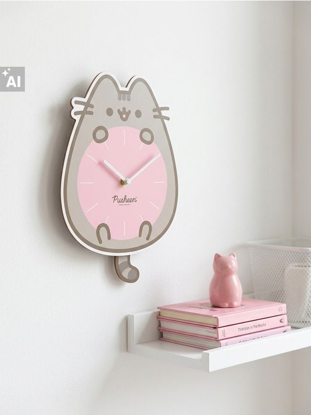 Sinsay - Ceas de perete Pusheen the Cat - multicolor