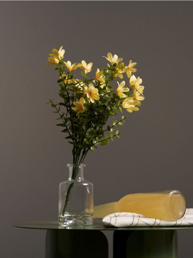 Sinsay - Plantă decorativă în vază - galben-deschis