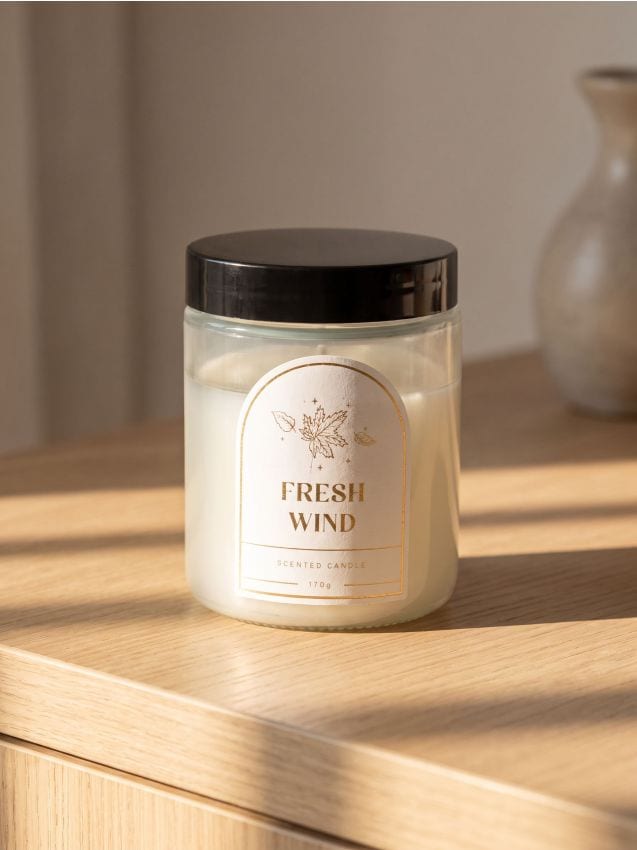 Candela profumata Fresh Wind - bianco