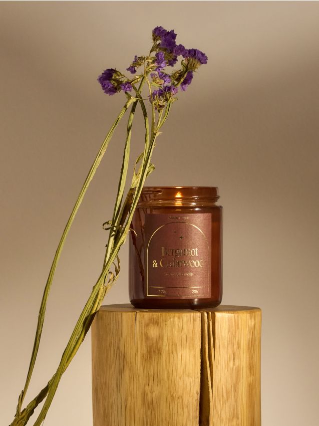 Mirisna svijeća Bergamot & Cedarwood - SINSAY