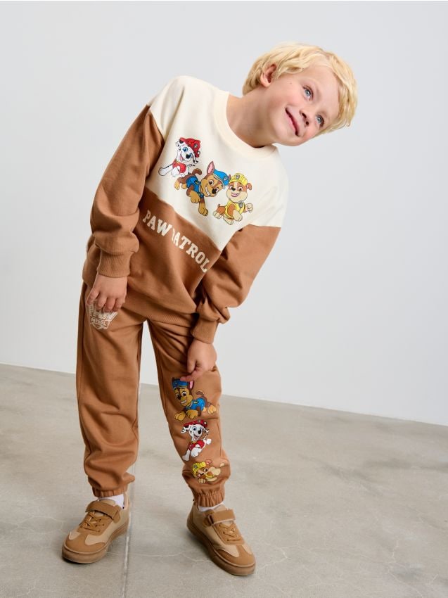 Sinsay - Joggery PAW Patrol - kávová