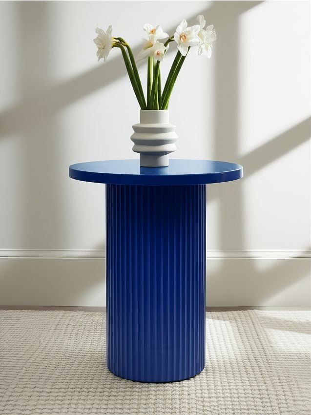 Sinsay - Kovový Stolík - tmavomodrá