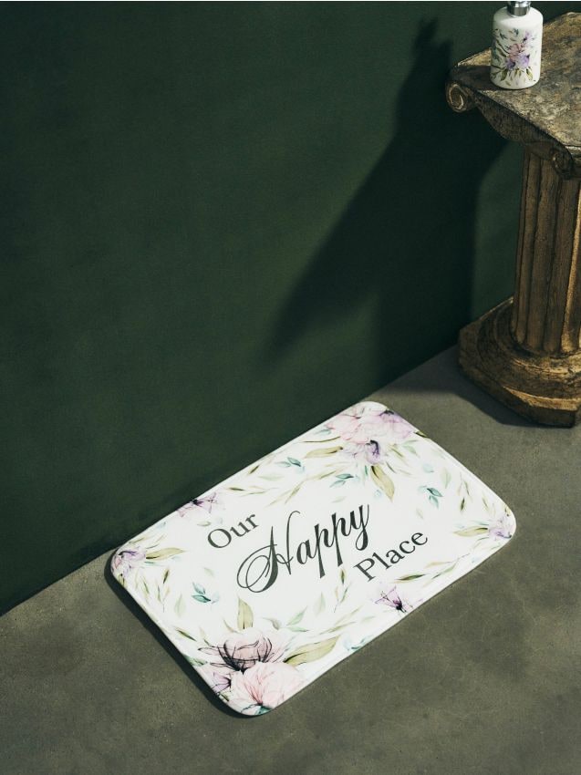 Sinsay - Covoraș de baie cu motiv floral - multicolor