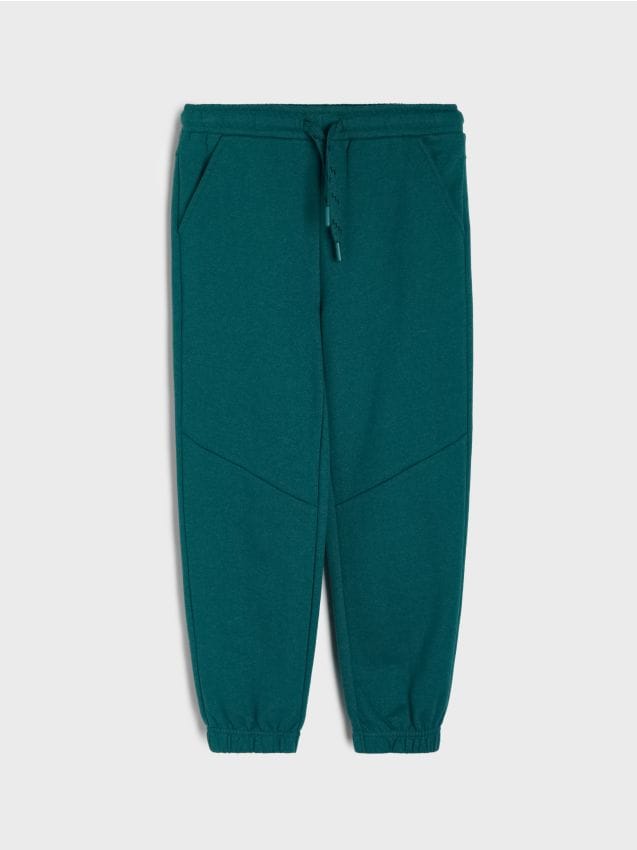 Sinsay - Pantaloni de trening tip jogger - albastru-verzui