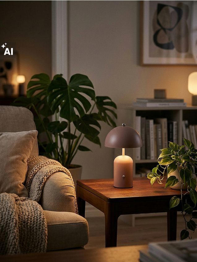 Sinsay - Lampă de noapte LED minimalistă - bej