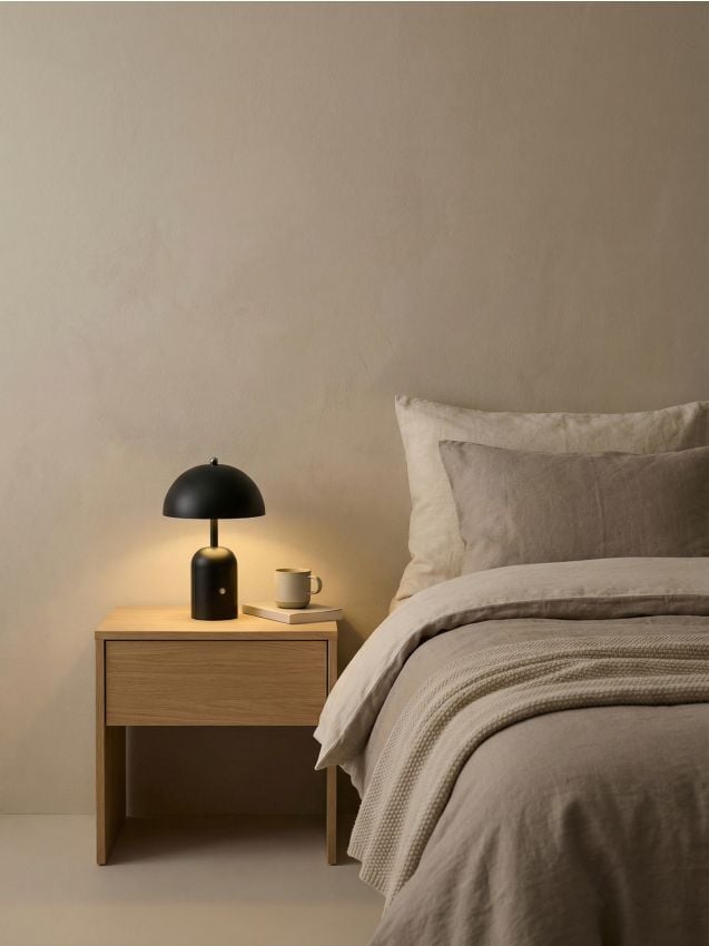 Sinsay - Lampă de noapte LED minimalistă - negru