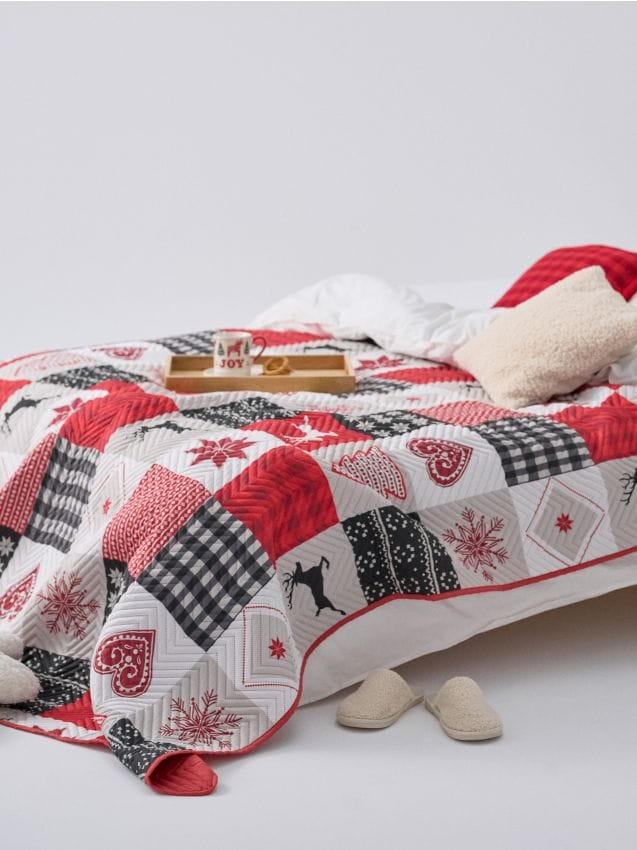 Sinsay - Posteľná prikrývka - viacfarebná