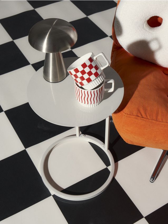 Sinsay - Kovový Stolík - biela