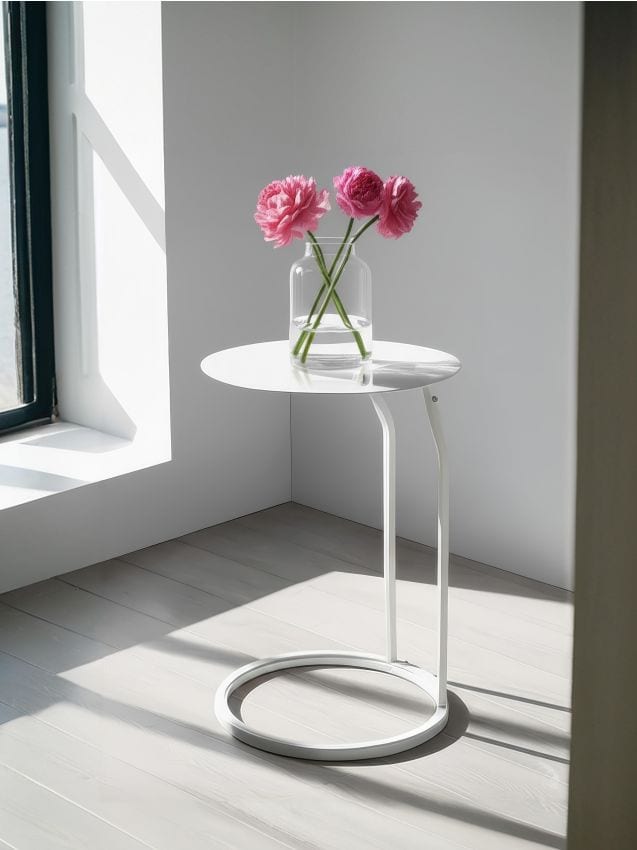 Sinsay - Kovový Stolík - biela