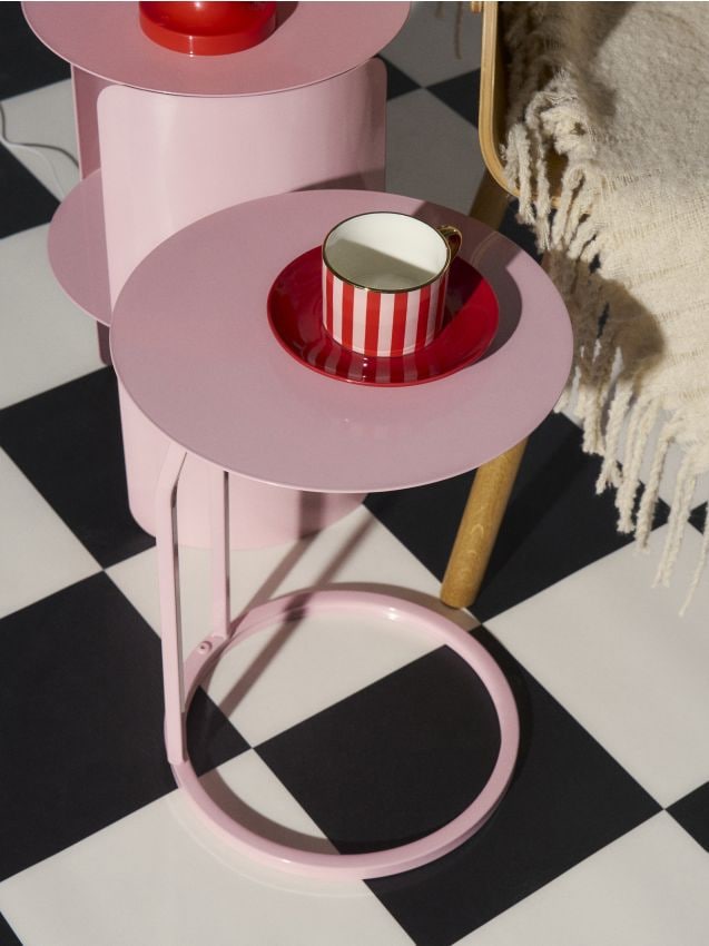Sinsay - Kovový Stolík - ružová