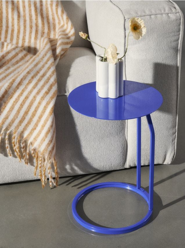 Sinsay - Kovový Stolík - tmavomodrá