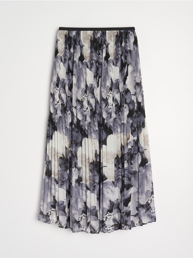 Sinsay - Fustă midi plisată - multicolor