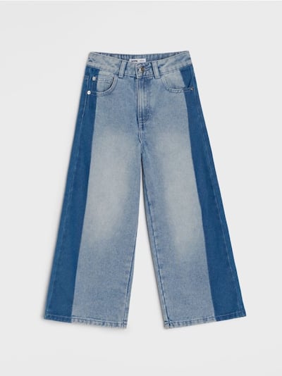 Džins širokog kroja s efektom iznošenja