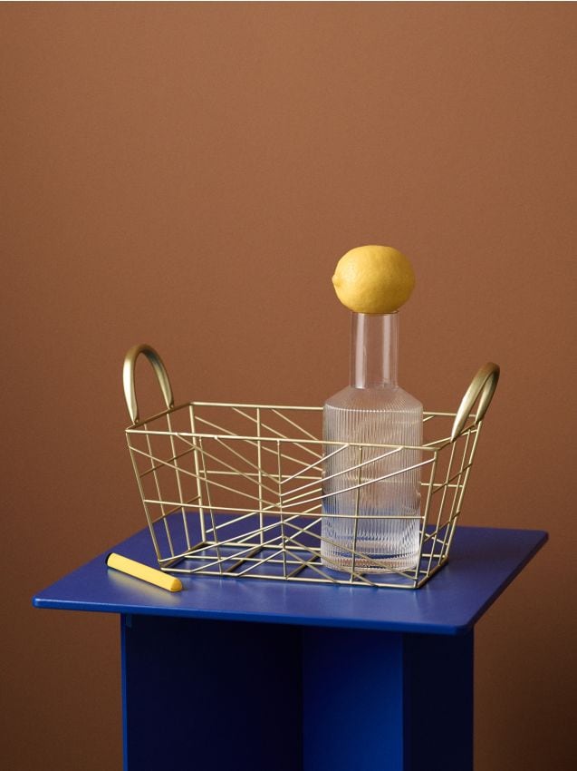 Sinsay - Úložný kôš - zlatá