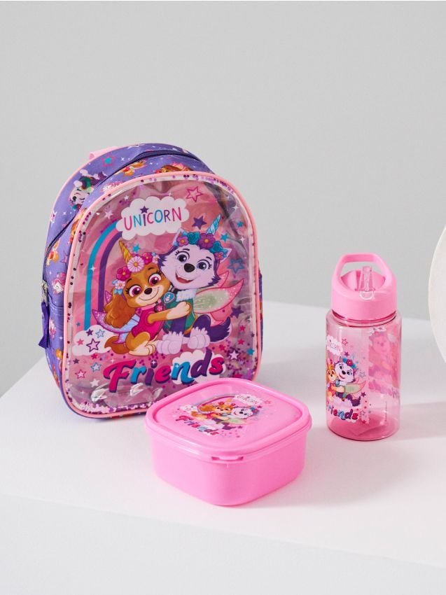 Sinsay - Set pentru prânz cu rucsac PAW Patrol 3 pack - multicolor