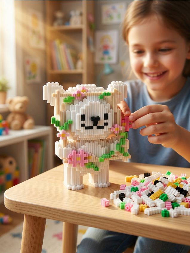 Sinsay - Piese de Construcție în Formă de Urs - multicolor