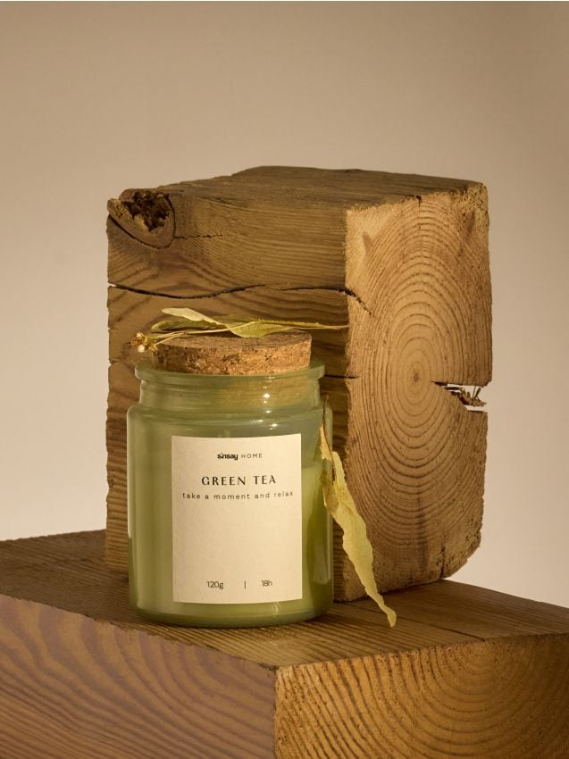 Sinsay - Lumânare Green tea - verde