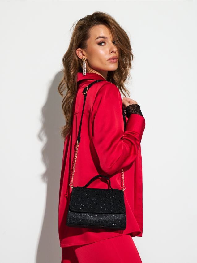 Sinsay - Malá kabelka na retiazke - čierna