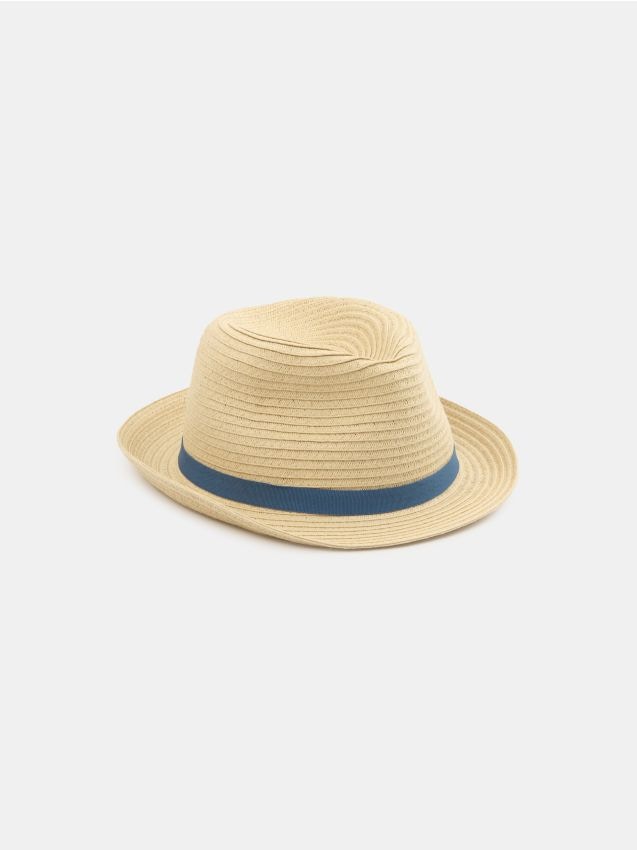 Sinsay - Pălărie cu panglică decorativă - nude