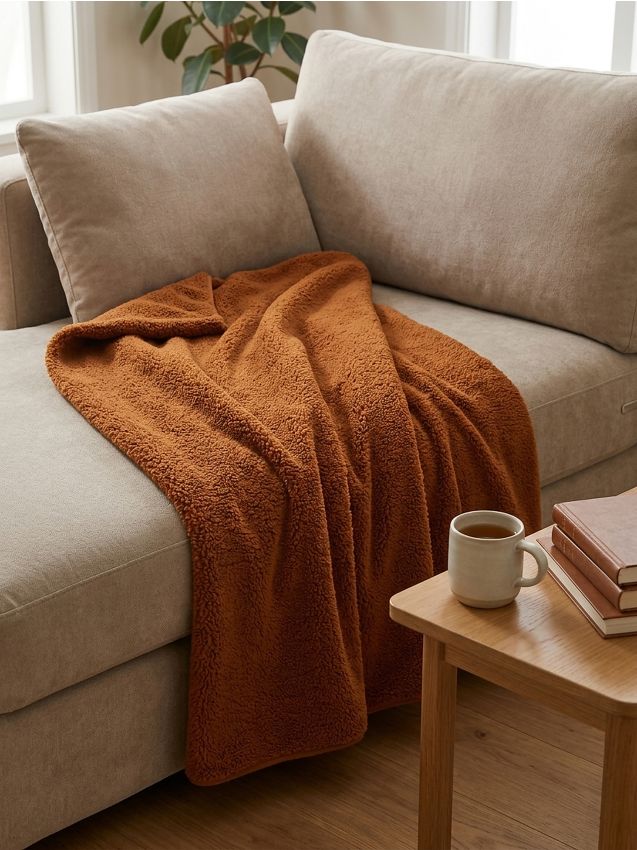 Sinsay - Cuvertură matlasată pentru pat - brun-auriu