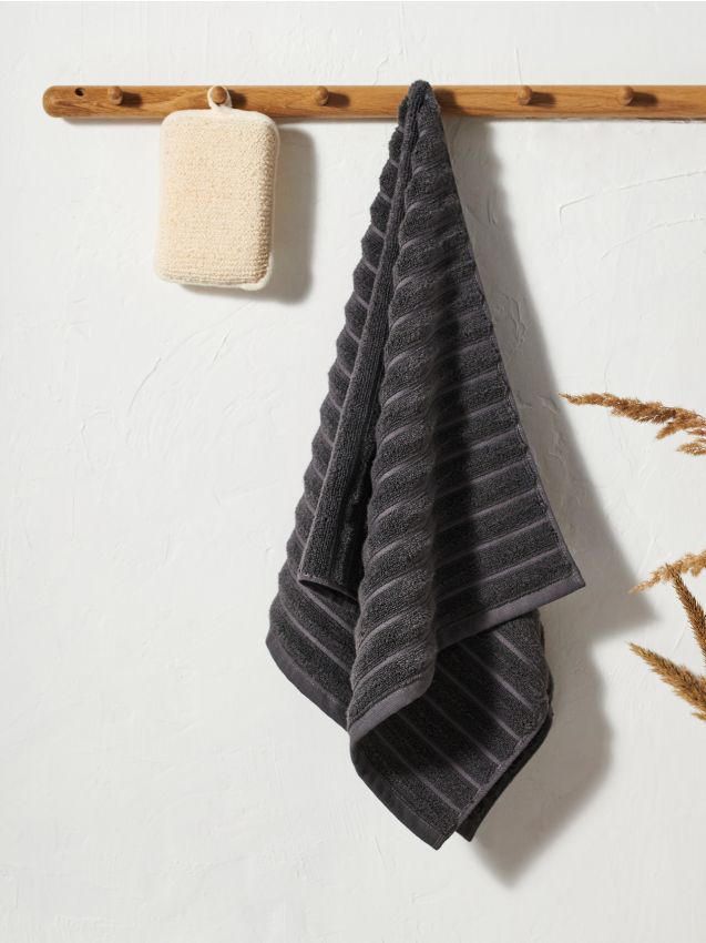 Sinsay - Prosop din bumbac - gri-închis