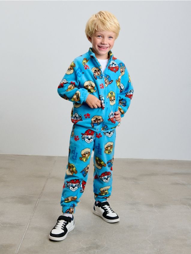 Sinsay - Pantaloni din fleece Paw Patrol - bej