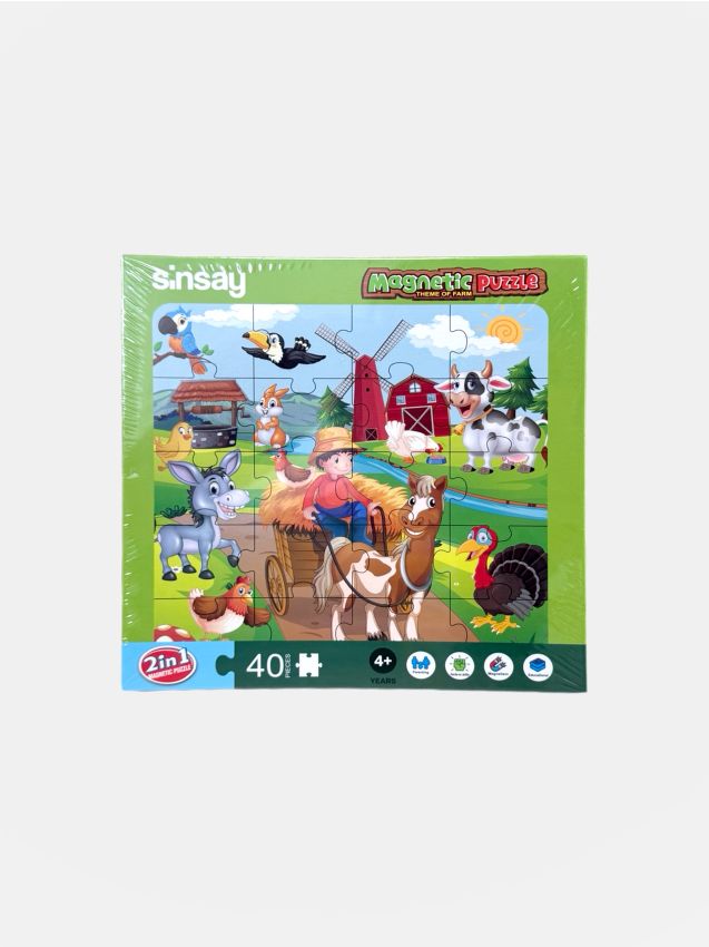 Sinsay - Magnetska slagalica s motivom farme 40 dijelova
