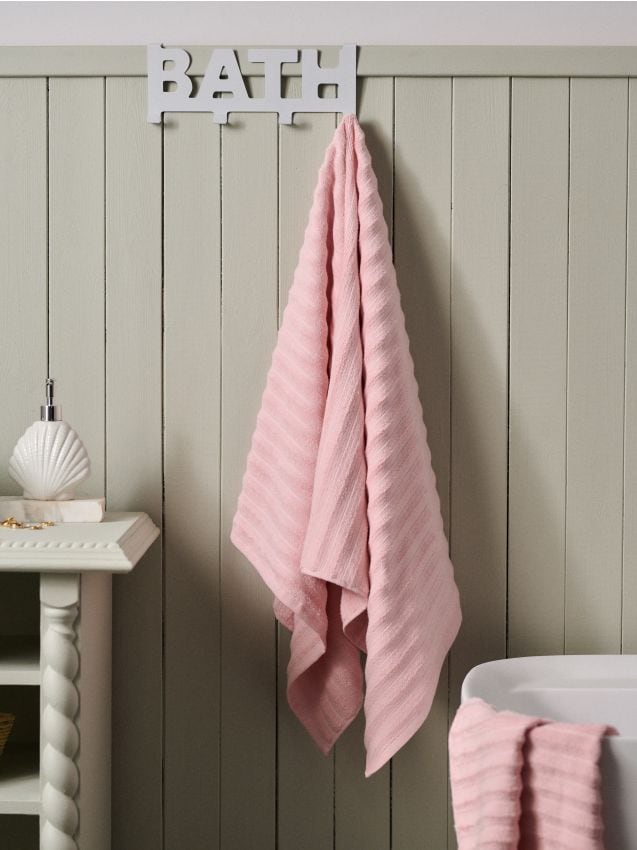 Sinsay - Prosop din bumbac - roz-pastel