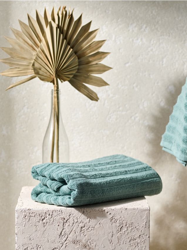 Sinsay - Prosop din bumbac - verde-pal