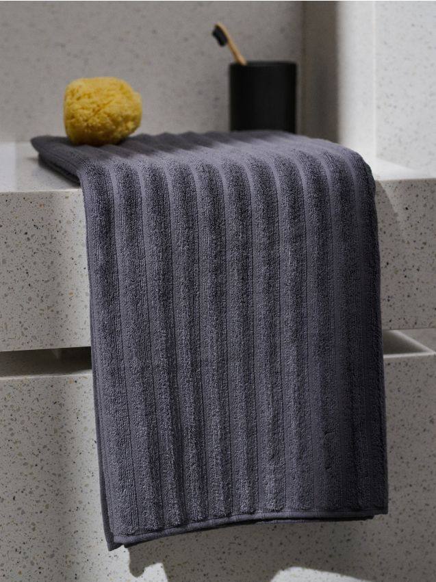 Sinsay - Prosop din bumbac - gri-închis