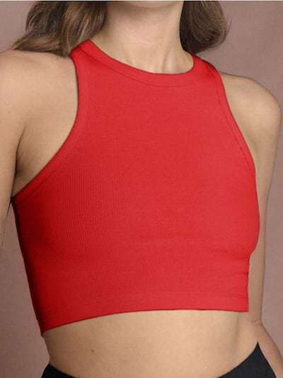 Rebrasti crop top