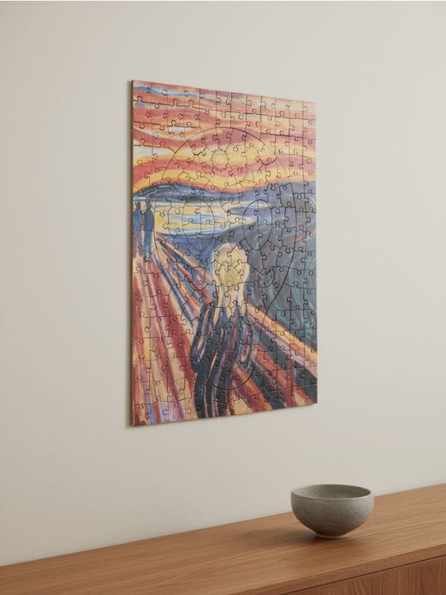 Sinsay - Drevené puzzle Trefl - oranžová