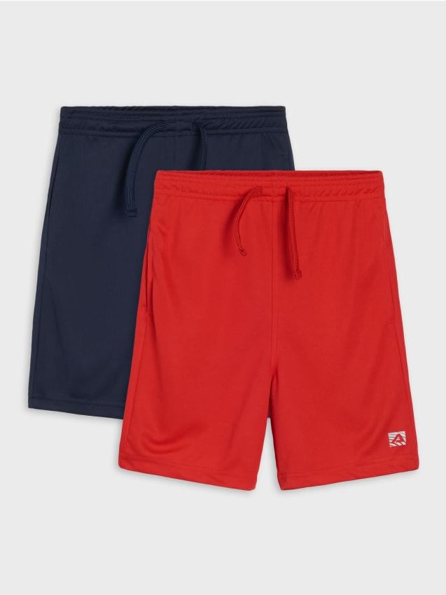 Sinsay - Șorturi sport cu imprimat reflectorizant Active – set de 2 bucăți - bleumarin