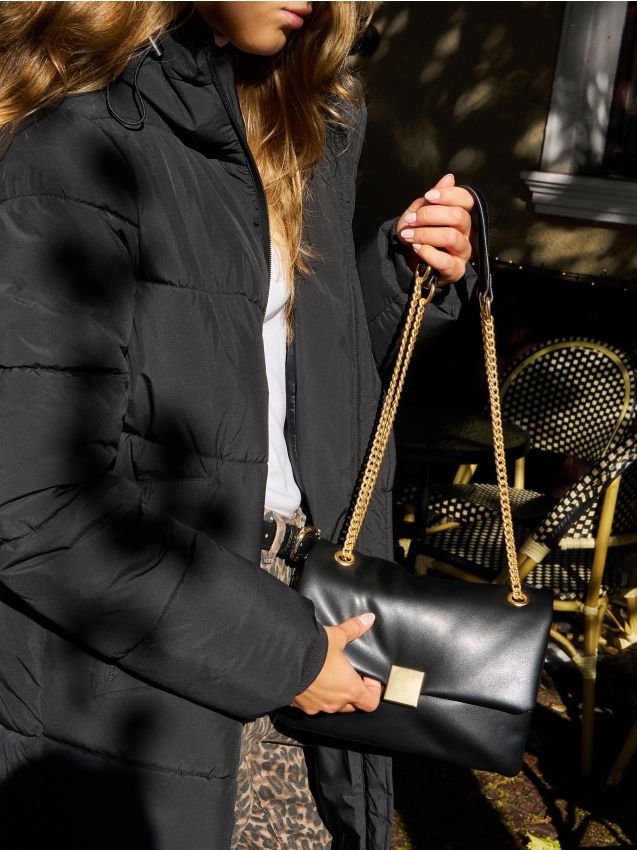 Sinsay - Malá kabelka na retiazke - čierna