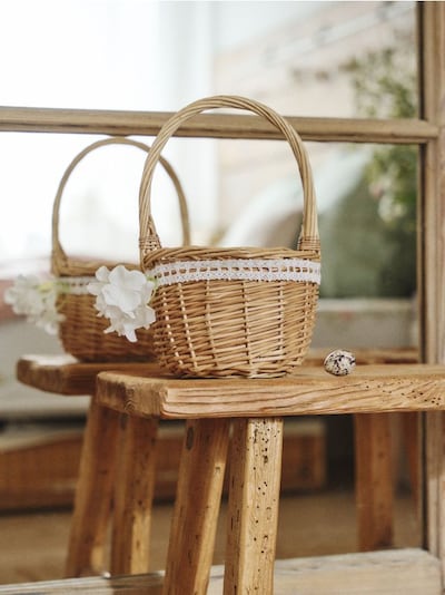 Pletena uskrsna korpa