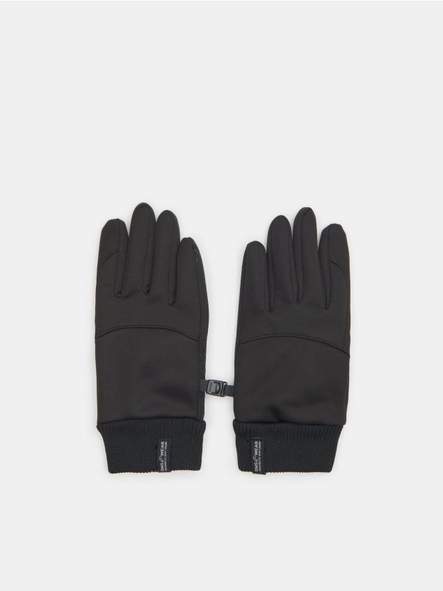 Rękawiczki męskie Kolor czarny - SINSAY - 2995O-99X