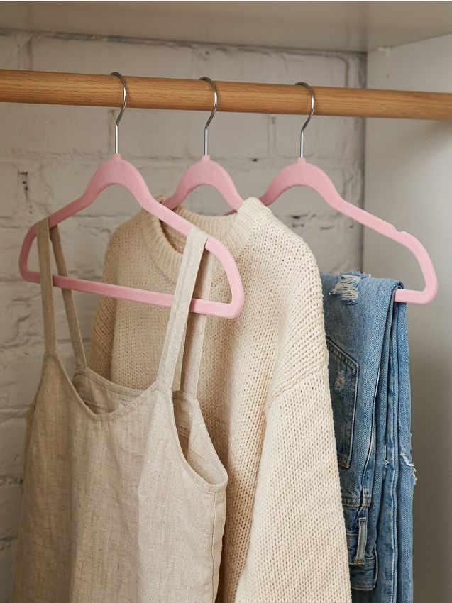 Sinsay - Set de 10 umerașe - roz-pastel