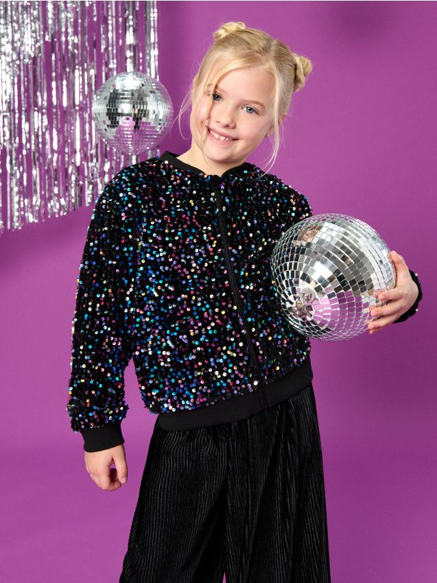 Sinsay - Mikina v štýle bomberky - čierna