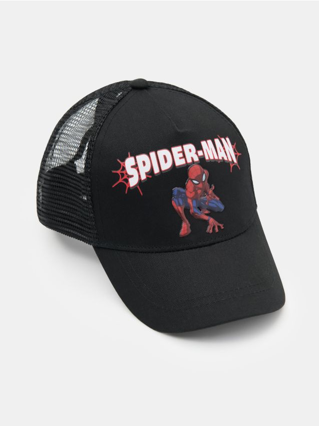 Sinsay - Șapcă de baseball din bumbac Spider-Man - negru
