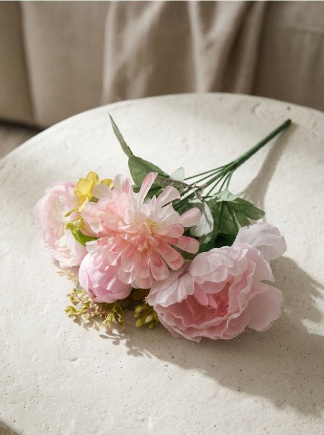 Sinsay - Plantă artificială decorativă - roz-pastel