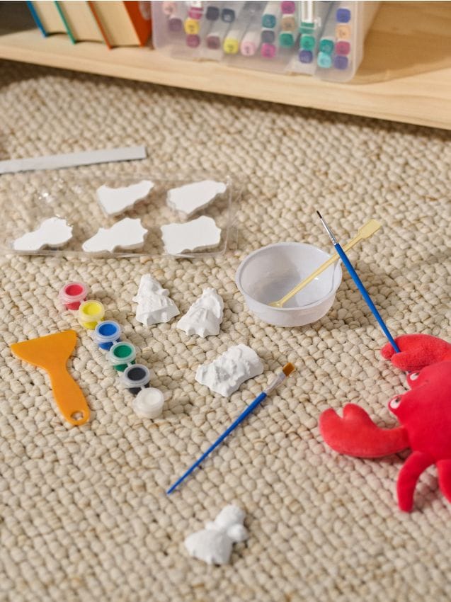 Sinsay - DIY sada na výrobu sadrových magnetov - ružová