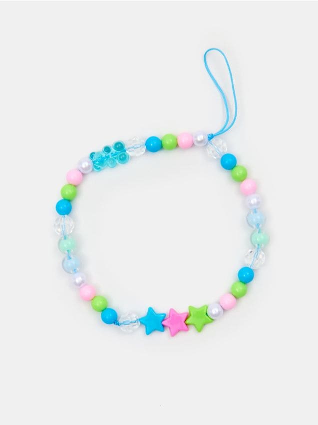 Sinsay - Kreatívna DIY sada - Kľúčenka na telefón - svetlomodrá